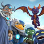 Spyro and his friends