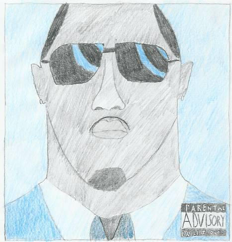 Ditty Drawing Diddy: Press Play Drawing by missoliverandblossom on DeviantArt
