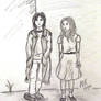 Severus and Lily - aged 10.