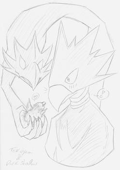 Tokoyami and Dark Shadow (WIP)