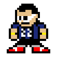 Myself Rock Man's sprite style by die-waffen-legt-an