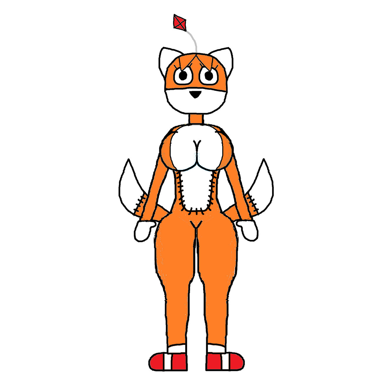 Female Tails doll Fnf Pixel Sprite by meatpie2259 on DeviantArt