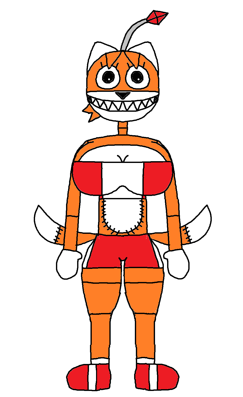 Female Tails doll Fnf Pixel Sprite by meatpie2259 on DeviantArt