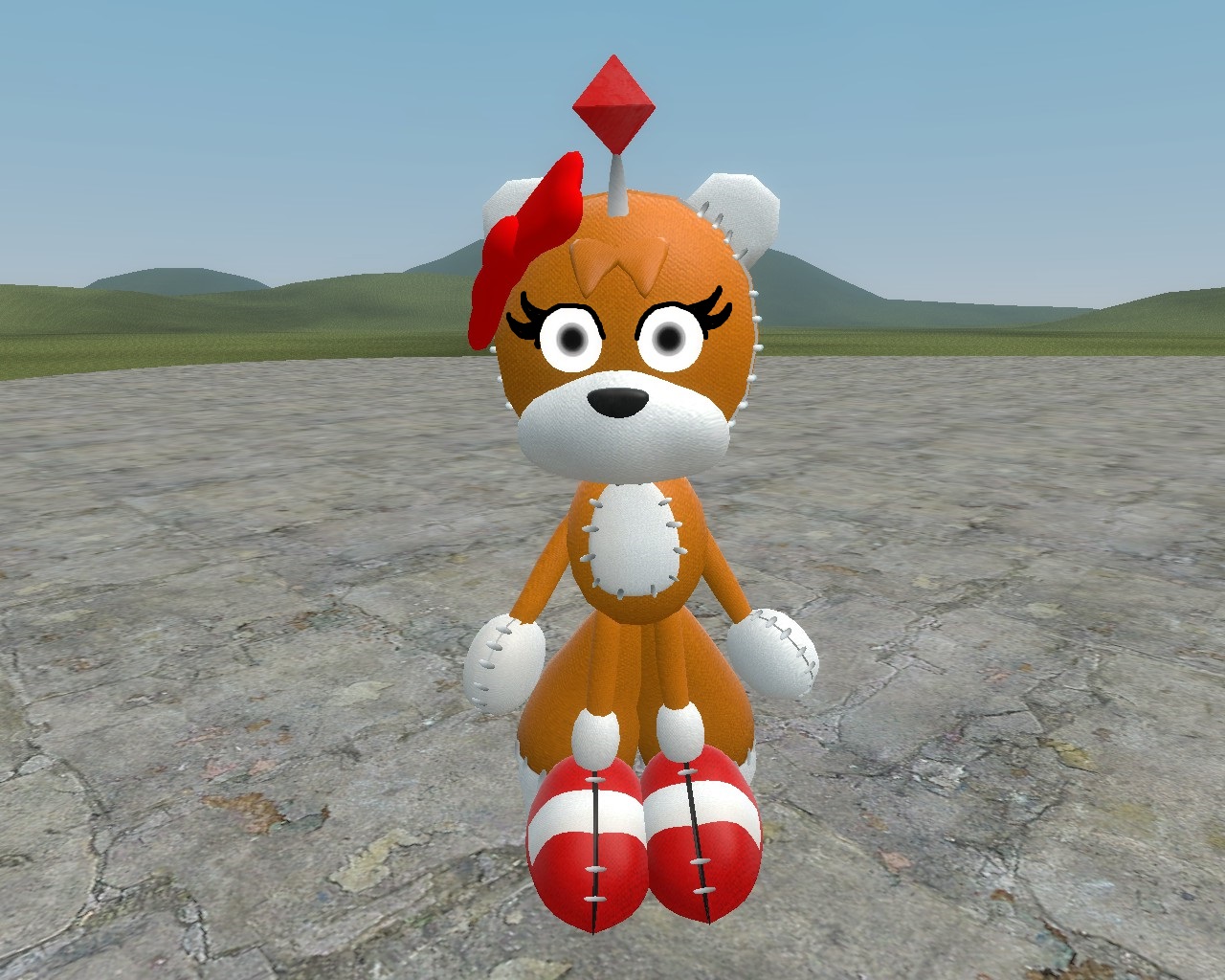 Female Tails doll Fnf Pixel Sprite by meatpie2259 on DeviantArt