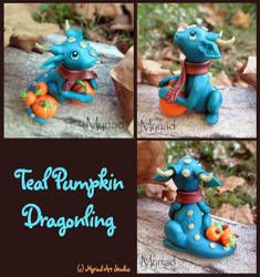 Teal Pumpkin Dragon