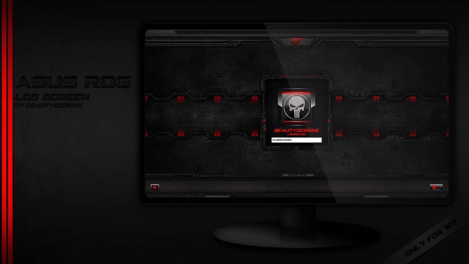 Asus ROG LogScreen - Preveiw by BeautyDesignz on DeviantArt