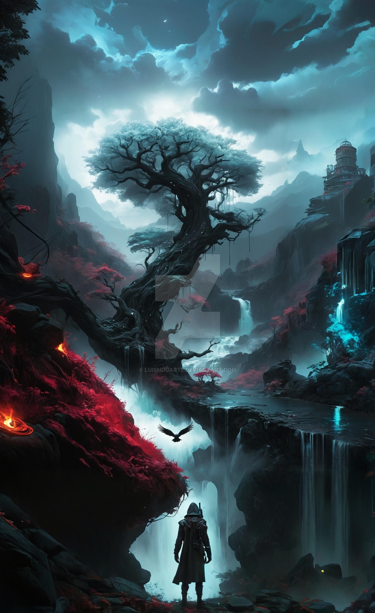 Azure Canopy, Falling Echoes by LuisMDuarte on DeviantArt