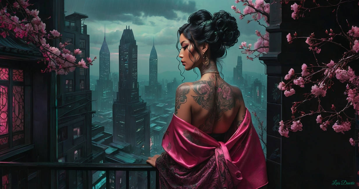31. Patterned Skin, Smudged Skies
