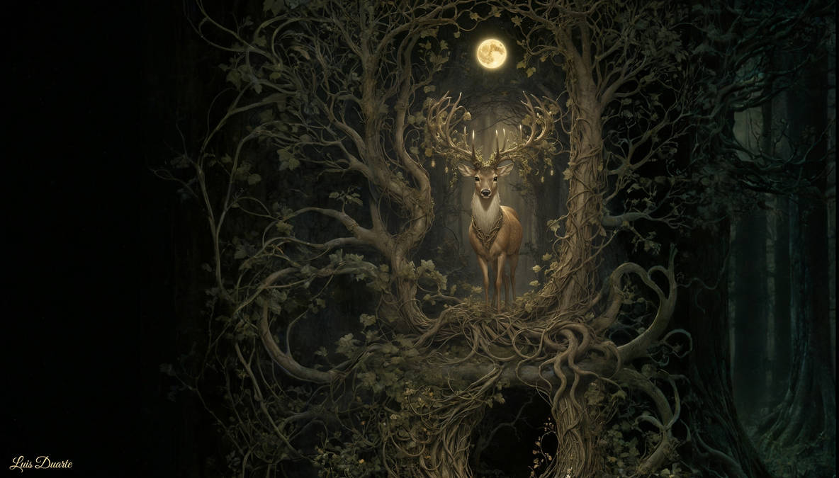 A deer spirit