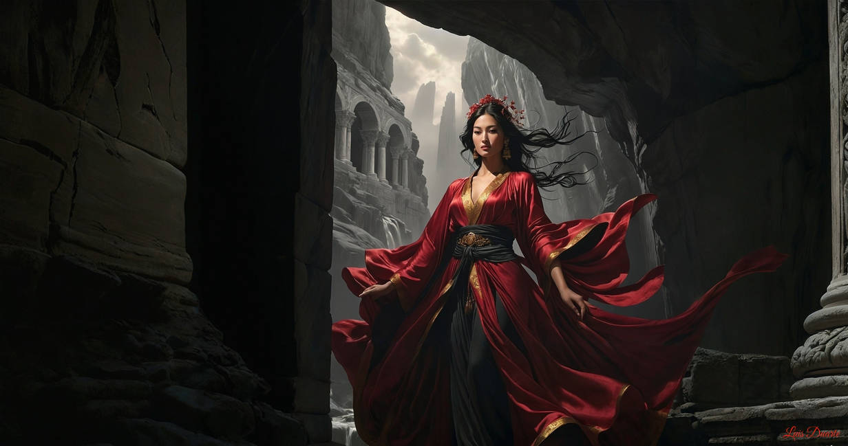 Where the Crimson Silk Meets the Dark