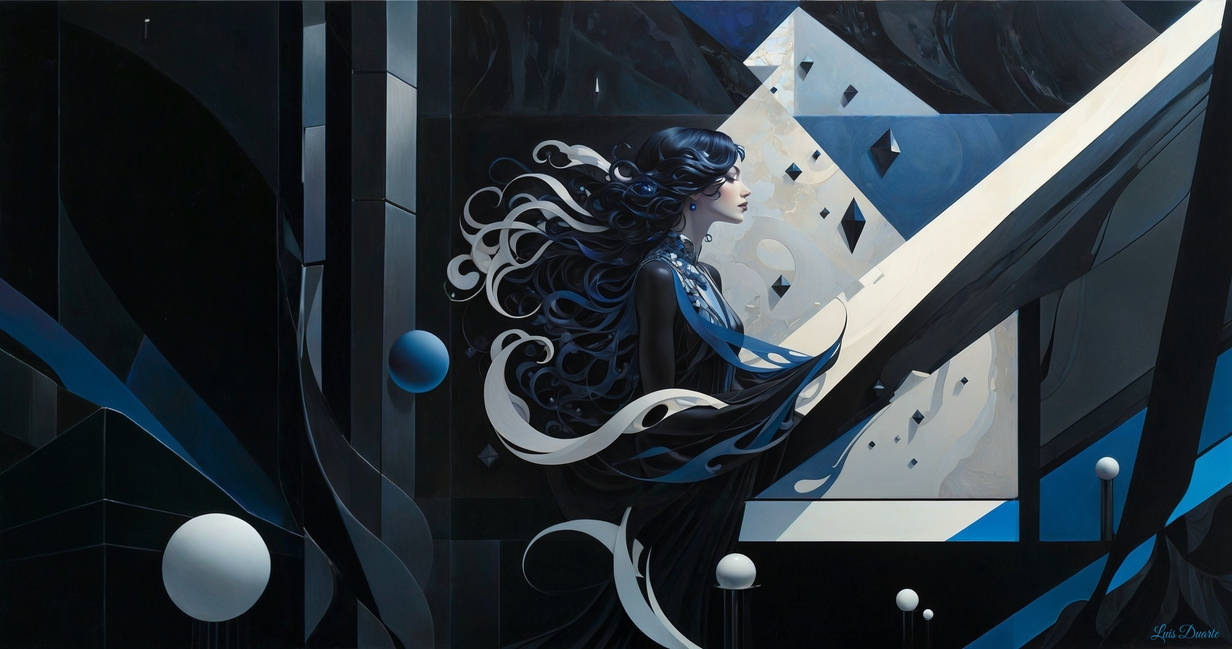 Geometric Echoes in a Surreal Void