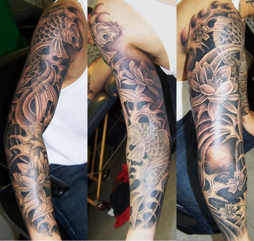 koi fish sleeve