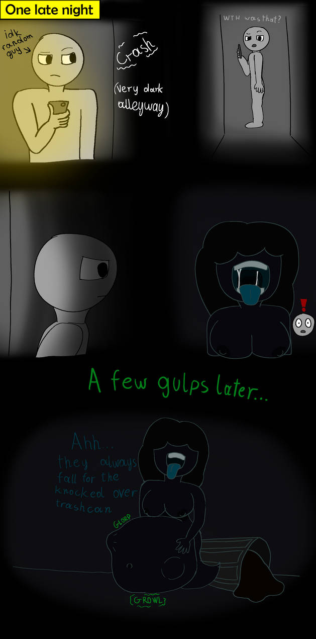 Lured into the dark (Vore comic) by ShyPhill on DeviantArt