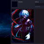 Steam Artwork Design - Synthwave Ken Kaneki