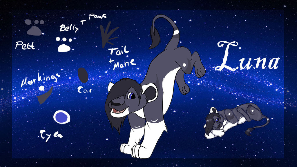 Luna Ref Sheet by TheRealBlackLion on DeviantArt
