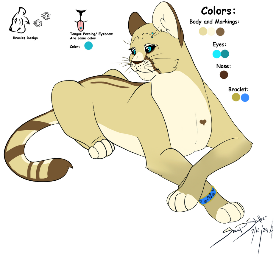 Sanaa Ref Sheet by TheRealBlackLion