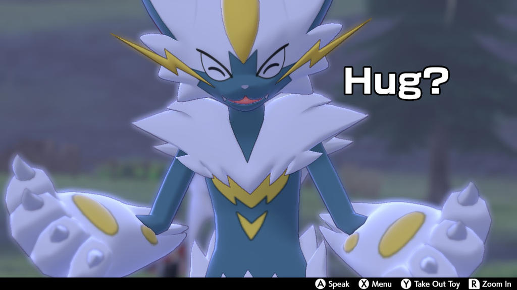 Sword and Shield pics #7: Zeraora hug by BayoBoy on DeviantArt