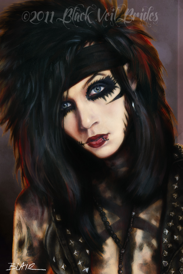 Andy Biersack, closeup