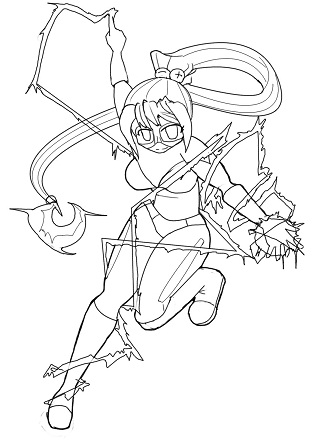 Comm WIP: Spark Girl