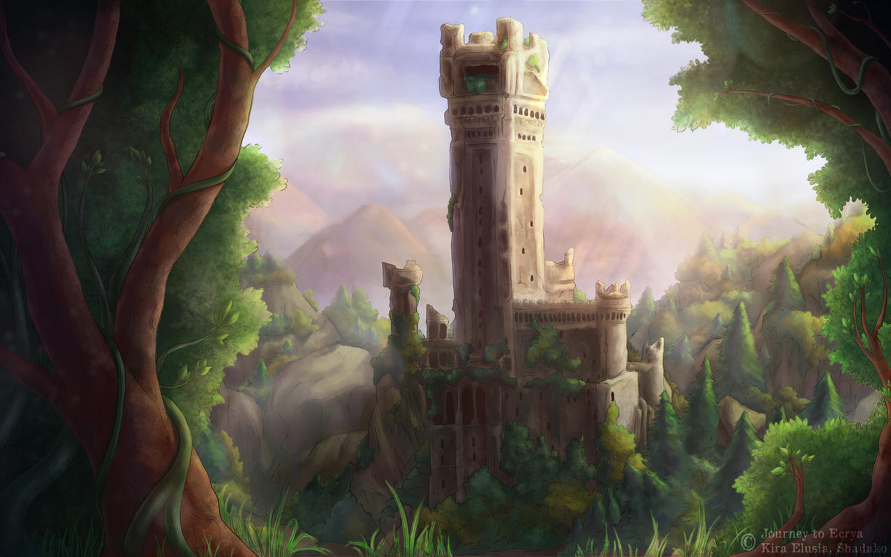 Crumbling Watchtower Journey to Ecrya: Crumbling Watchtower by KiraElusia on DeviantArt
