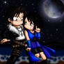 Chibi Squall and Rinoa