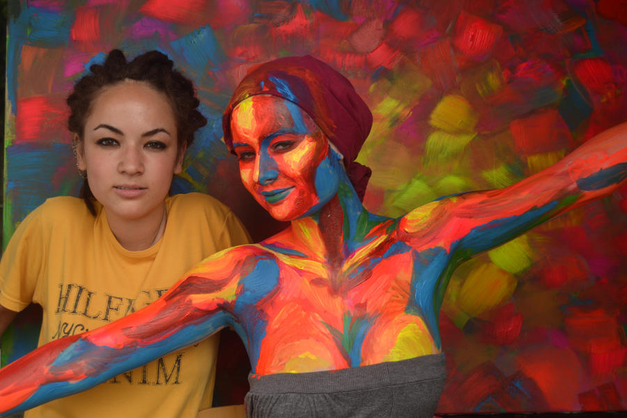 bodypainting - sunrise / model + artist