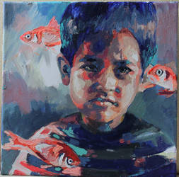 boy with fish III