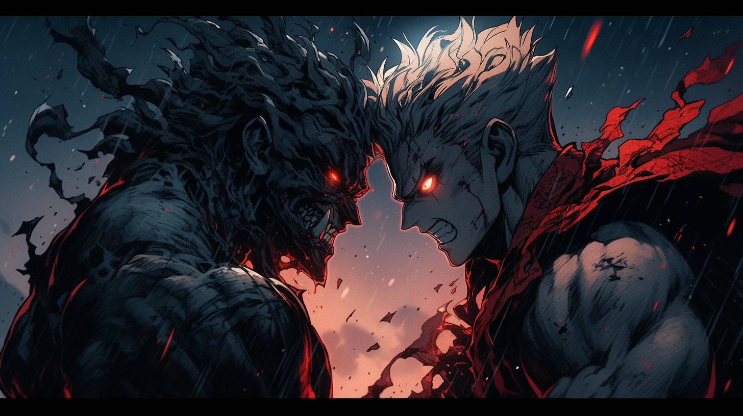 Shin Akuma vs Evil Ryu by Rndmhype on DeviantArt