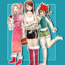 FF7 - Tifa Yuffie and Aeris