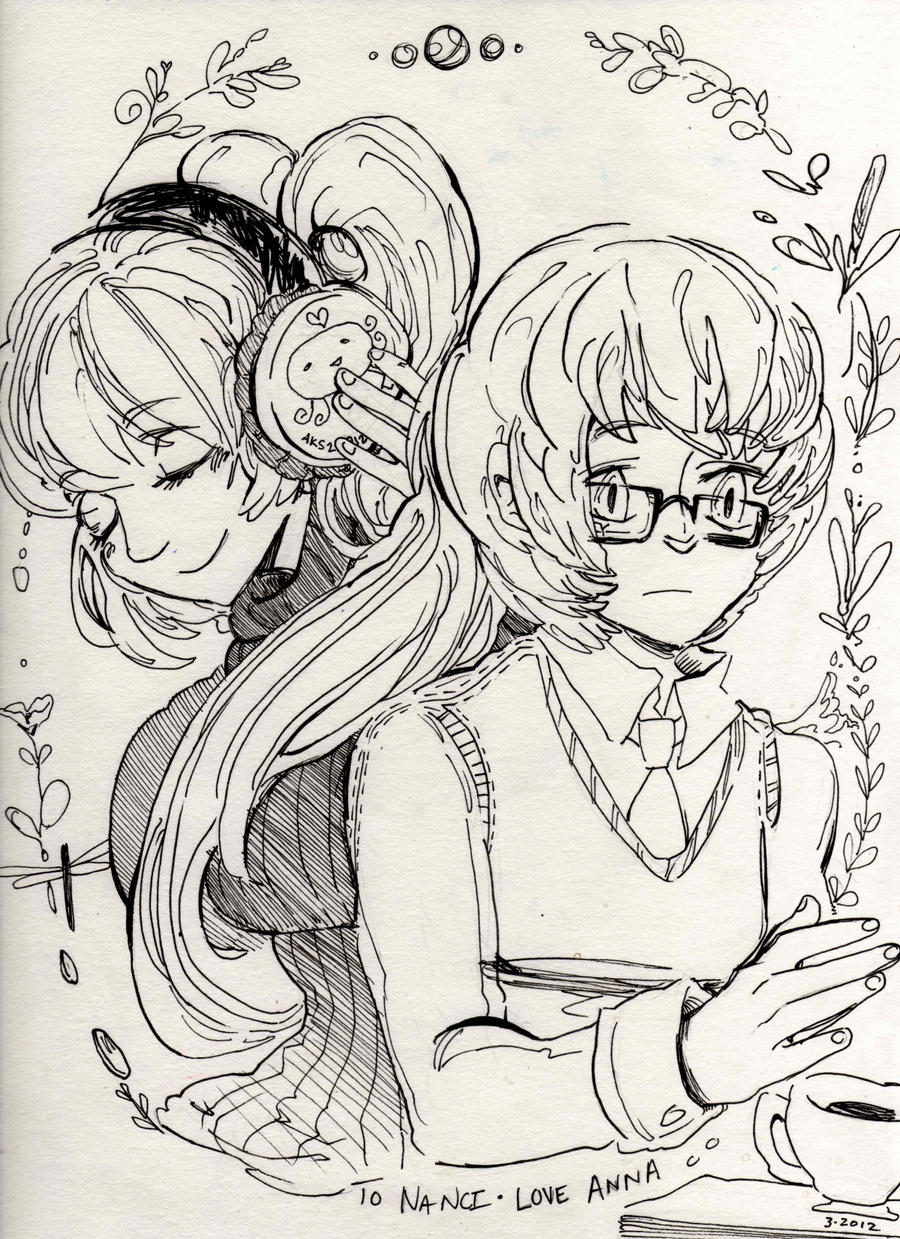 Rei an Asuka: ink