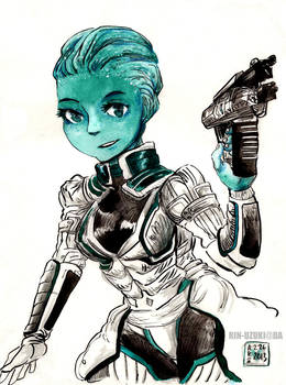 Mass Effect - Liara T'soni commission