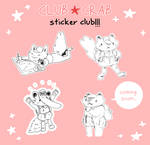 Club Crab Sticker Club Coming Soon! by Rin-Uzuki