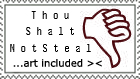 Thou Shalt Not Steal Stamp