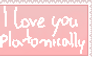 I love you platonically [stamp]