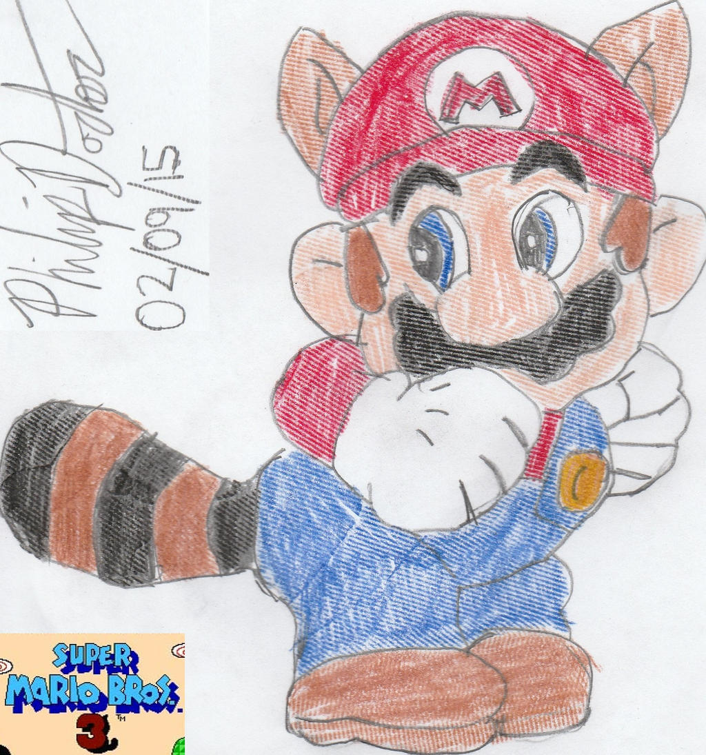 Mario Raxon Raccoon Mario by MarioandSonic999 on DeviantArt