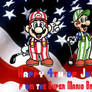 Super Mario Bros - 4th of July wallpaper