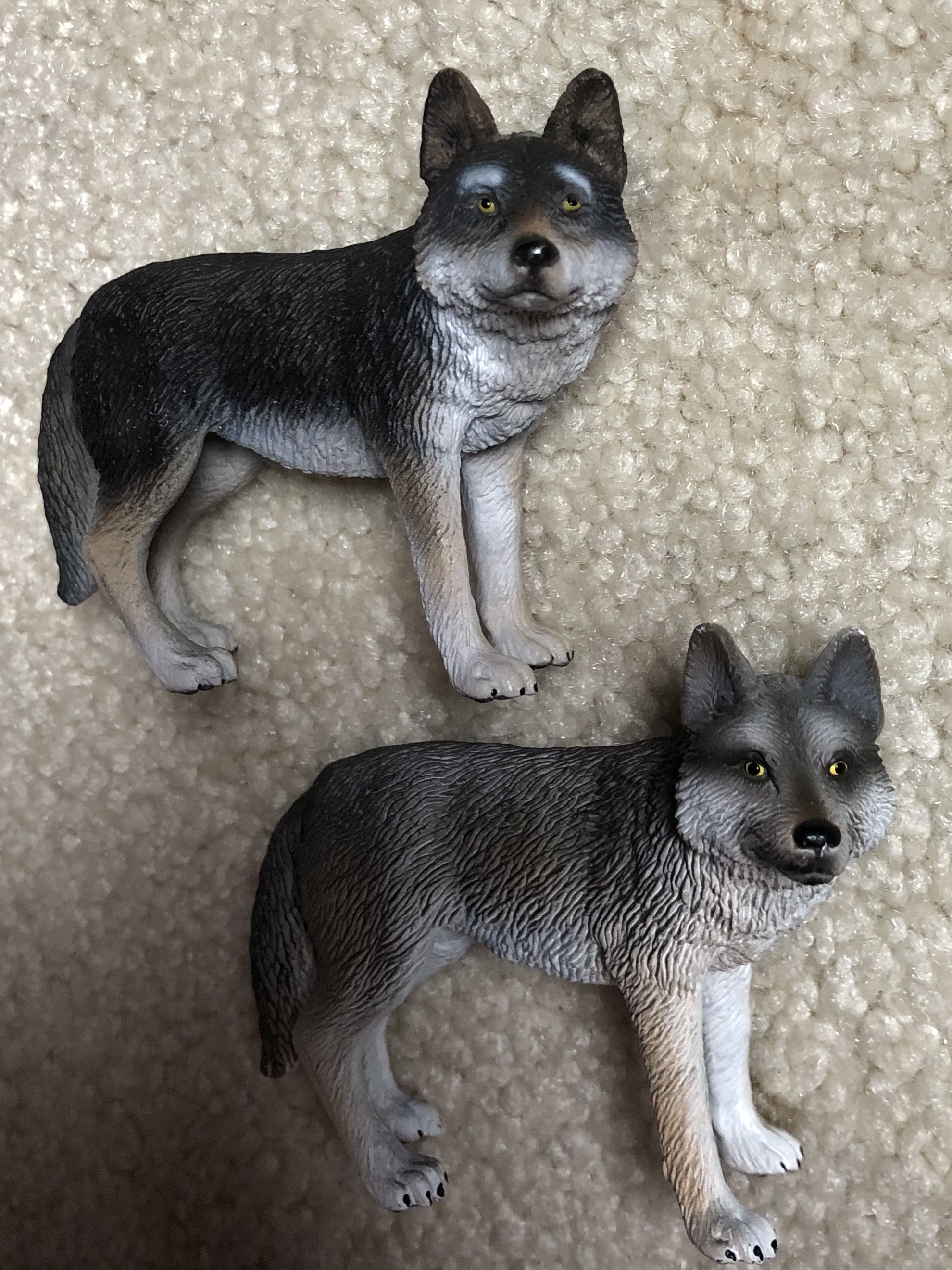 Schleich Wolf 2008 Comparison by AlyssaMaiya on DeviantArt