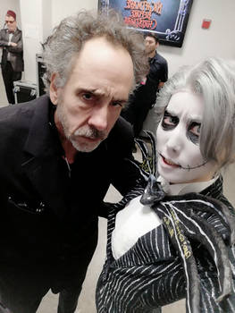 Selfie with Tim Burton