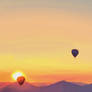 Sunset Hot Air Balloons