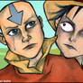 Luffy and Aang