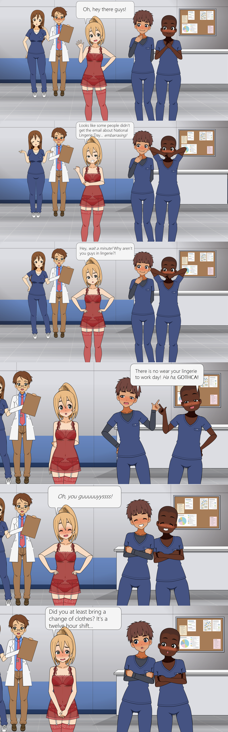Lingerie To Work Day By SecludeStudios On DeviantArt lingerie-to-work-day-by-secludestudios-on-deviantart