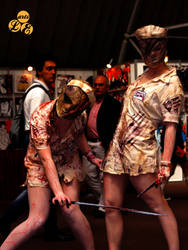 Silent Hill Nurse Cosplay