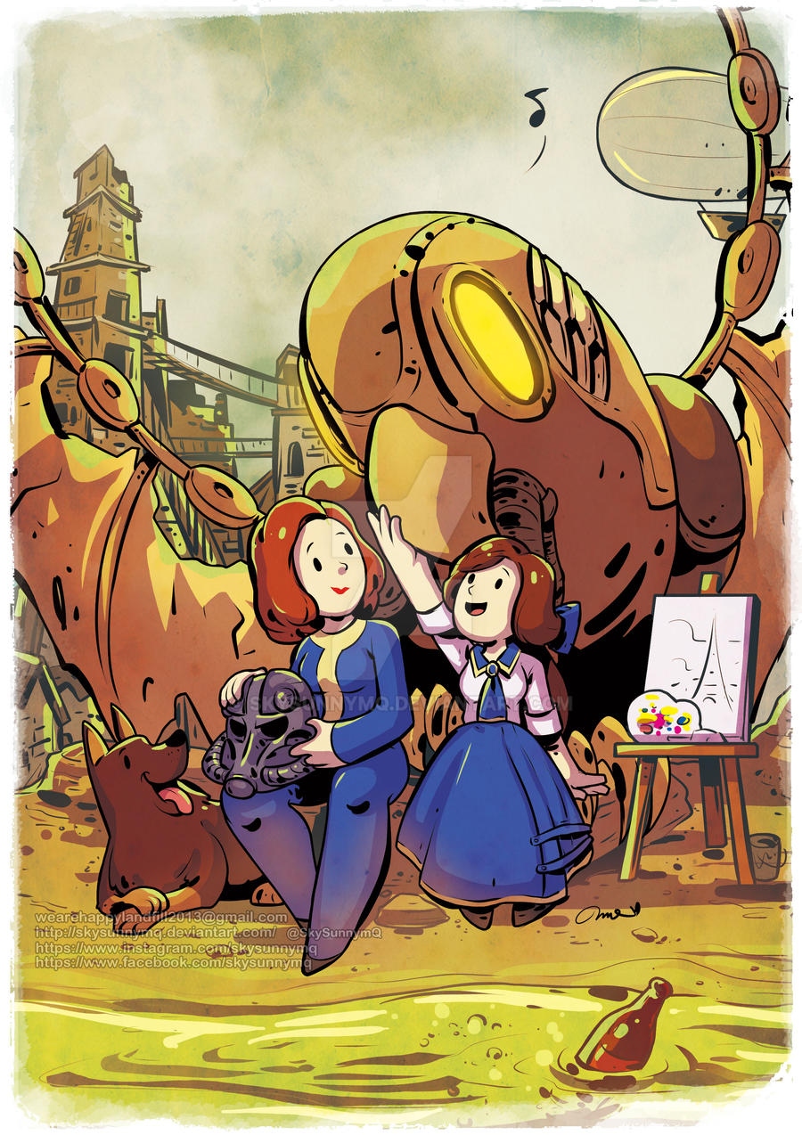 Fallout BioShock by SkySunnymQ on DeviantArt