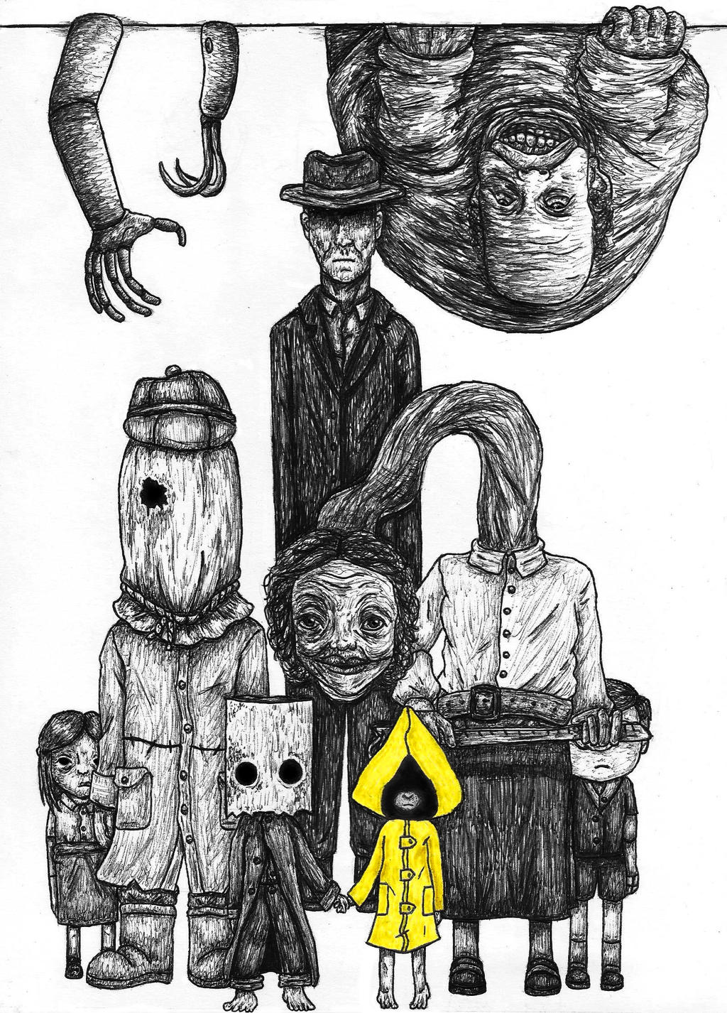 picture Little Nightmares 2 Fanart little nightmares 2 by fallenangelcas98