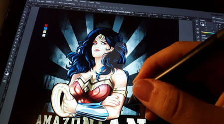 wip 3 wonder woman finish - Amazonian Princess :)