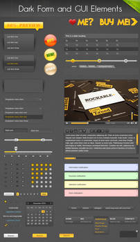Dark Form and GUI Elements