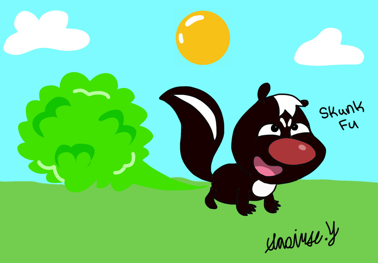 Skunk Fu Farting by ColorfulCraft on DeviantArt