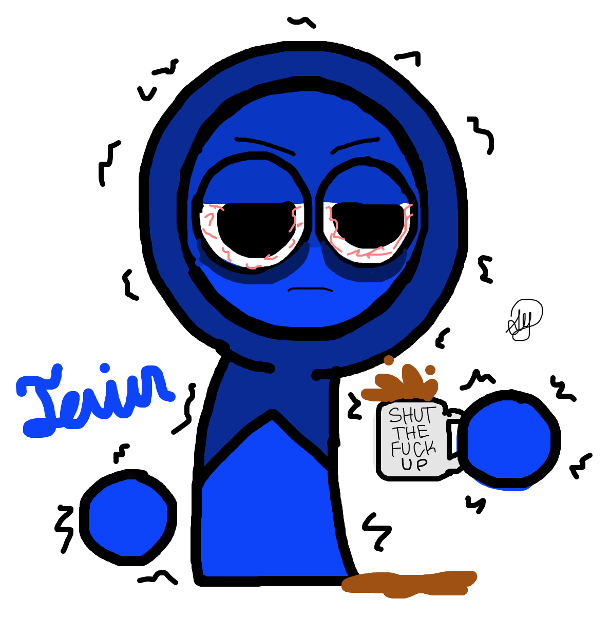 Jevin and his Coffee Craze by ColorfulCraft on DeviantArt
