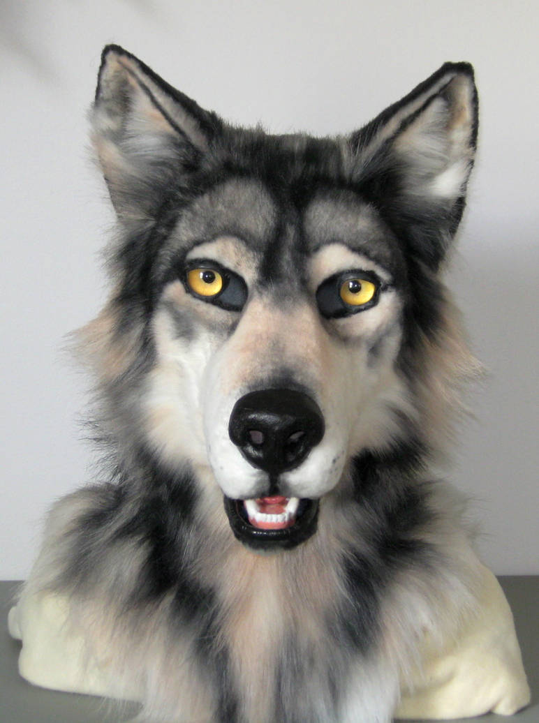 Realistic Grey Wolf Mask by MaewynShadowtail on DeviantArt