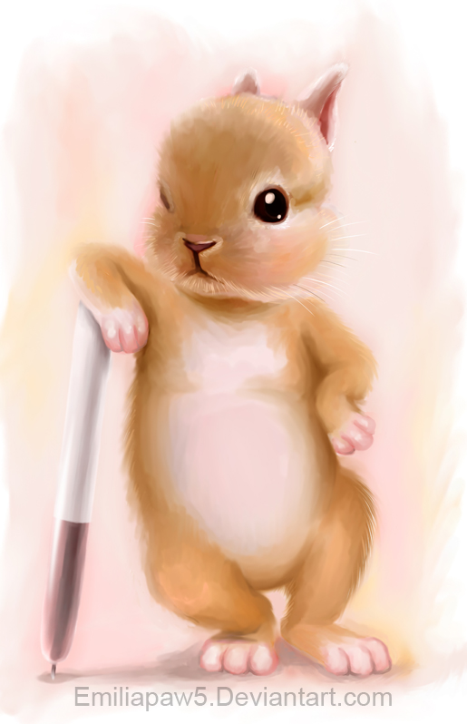 Hard working bunny by EmiliaPaw5 on DeviantArt Hard working bunny by EmiliaPaw5 on DeviantArt